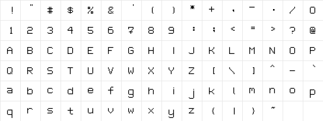 Agamefont Medium  glyph index