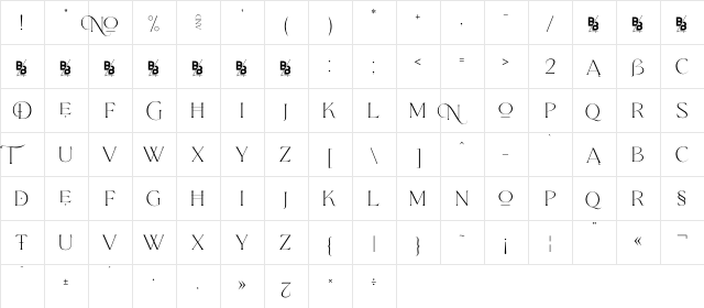 Qene-G FREE-Version-www.balibillydesign.com-  glyph index