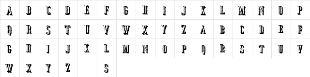 Jocker Free Extrude Right Regular  glyph index