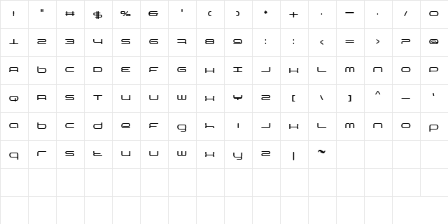 BN 3th Place Regular  glyph index