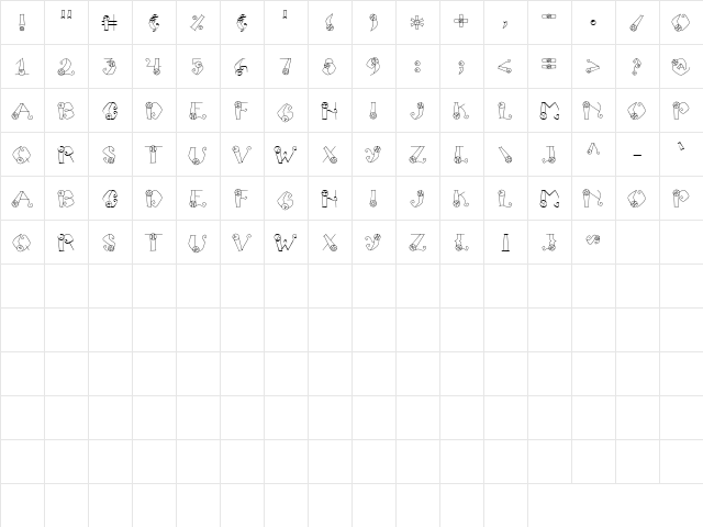 CK Sports Balls Regular  glyph index