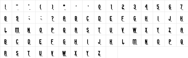 GM Exp Shadow Regular  glyph index