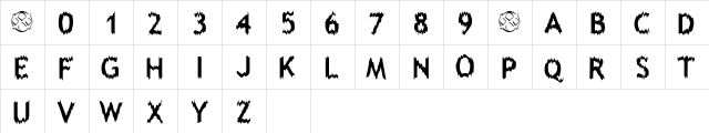 Melting Normal  glyph index