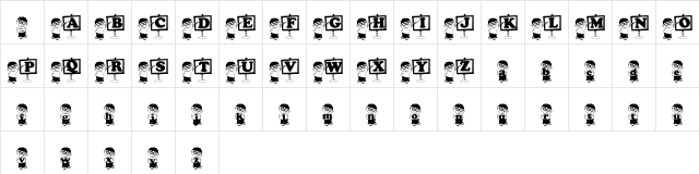 KG_BOYZ Regular  glyph index