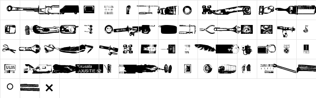 Melkein Aito Kopio Regular  glyph index