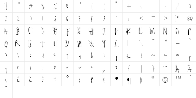 NoweAtenyVol2LL Regular  glyph index