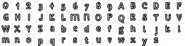 Pypats Regular  glyph index