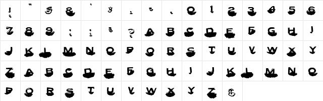 Letter Set C Regular  glyph index