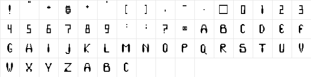 Robotic   glyph index