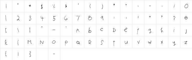 2Peas Rainy Day Regular  glyph index