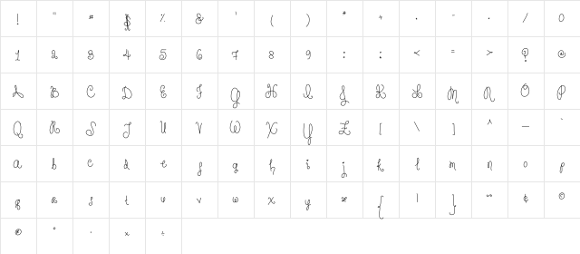 From ashes to beauty Medium  glyph index