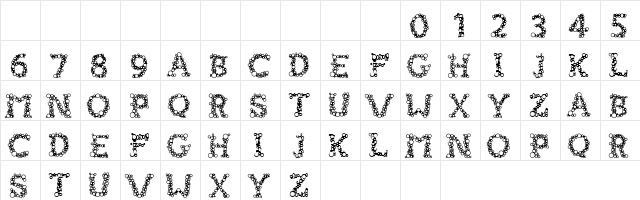 FIZZO  Med Regular  glyph index