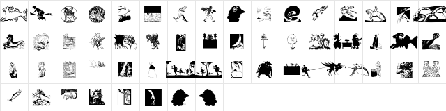 FantasyPixTwo Regular  glyph index