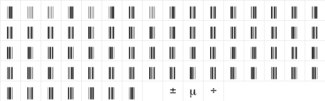 C39P36DlTt Normal  glyph index