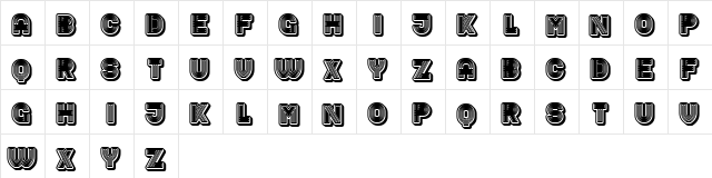 Hertz Regular  glyph index