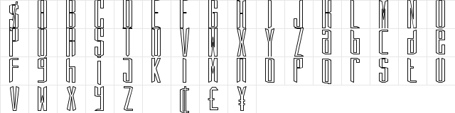 Eiffel Loving Regular  glyph index