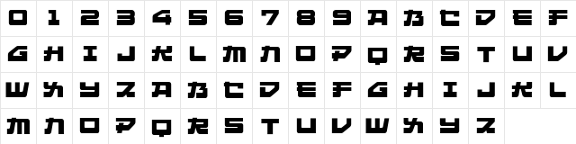 Citypop Main DEMO Regular  glyph index