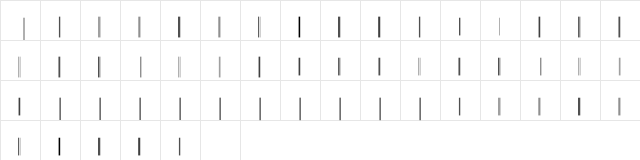 UpcEP72xTt Normal  glyph index
