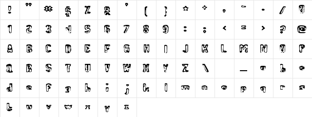 Abandoned Bitplane Regular  glyph index