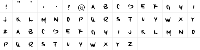 Pathogens Regular  glyph index