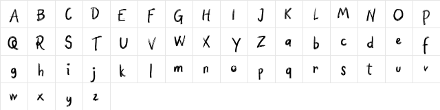 Quiet FREE Regular  glyph index