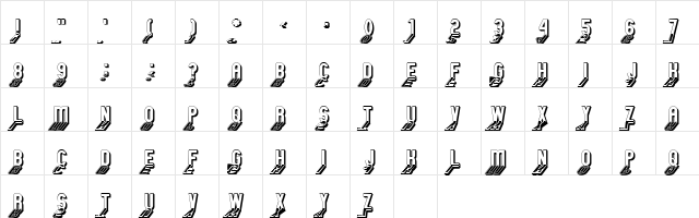 GM Exp Shadow Gravestone Regular  glyph index
