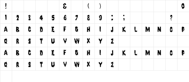 Libel Normal  glyph index