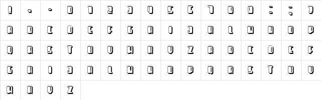 Releases Regular  glyph index