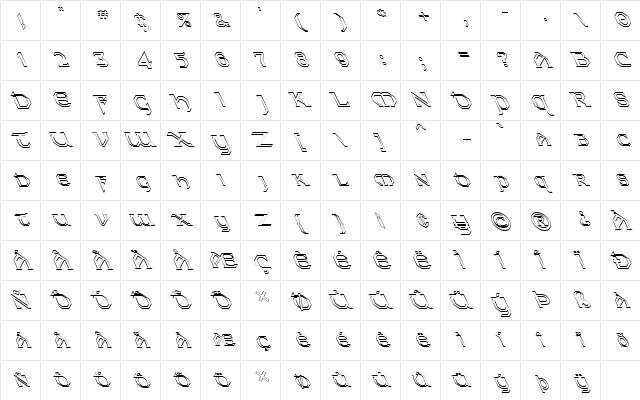 FZ JAZZY 31 HOLLOW LEFTY Normal  glyph index