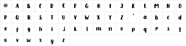 Chabitta Chabitta  glyph index
