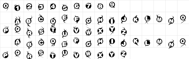 Compressed Regular  glyph index