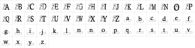 JNKPUPPY2 Regular  glyph index