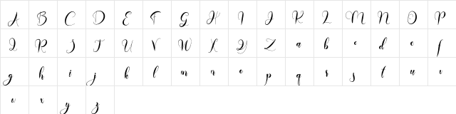 Daytone FREE Regular  glyph index