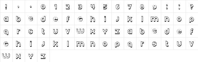 Condition 3D Regular  glyph index