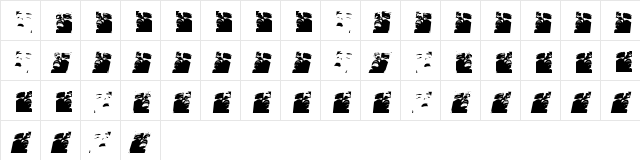 CryArgentina Regular  glyph index