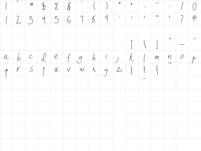 2Peas Elegant Regular  glyph index