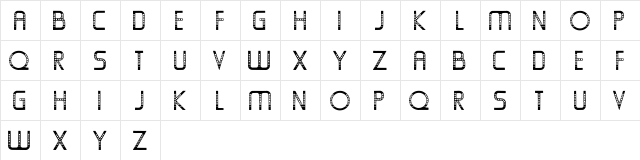 OldFolksShuffle Regular  glyph index