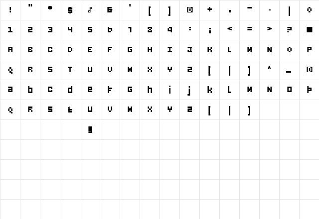 PerfectCouple   glyph index