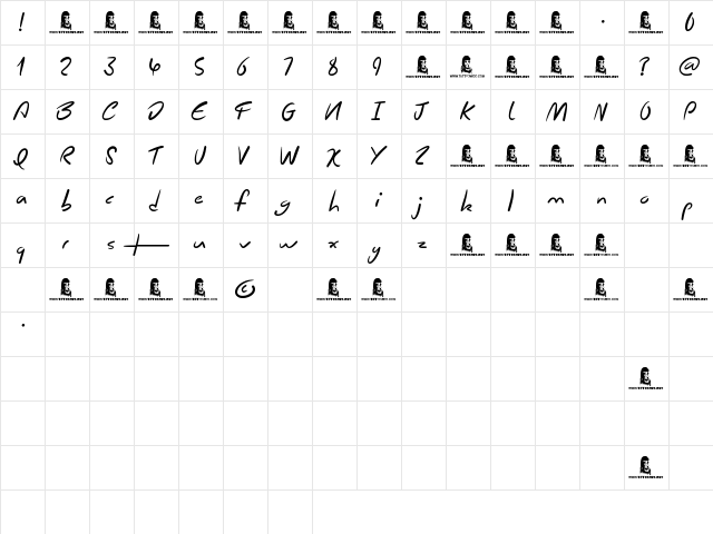 Chicken Fajitas Regular  glyph index
