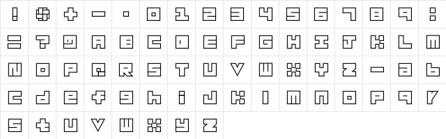 Habesha_Blocks_OUTLINES outlines  glyph index