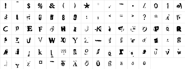 HotPlate LT Std 3 Regular  glyph index