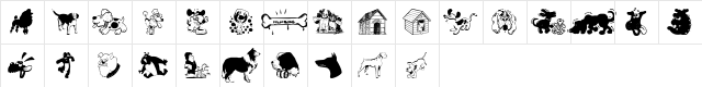 dog_csp Regular  glyph index