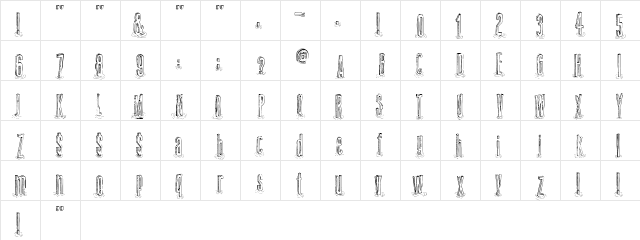 Amazon Palafita Regular  glyph index