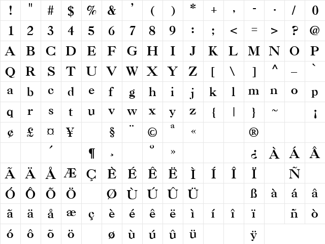 Get The Lead Out 2 Regular  glyph index