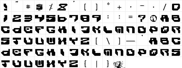 CaptivSystMRemiX Normal  glyph index