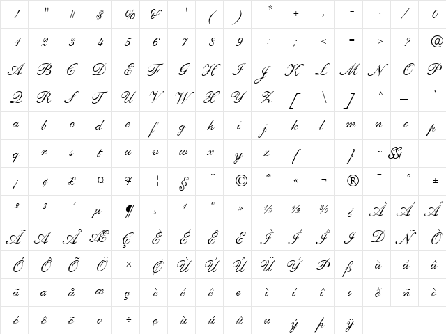 Pen Tweaks Two SSi Regular  glyph index
