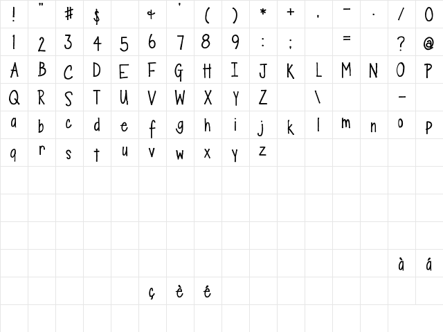 2Peas Barefoot Professor 2Peas Barefoot Professor  glyph index