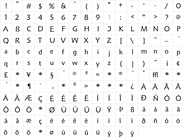 Hoffmann Book  glyph index
