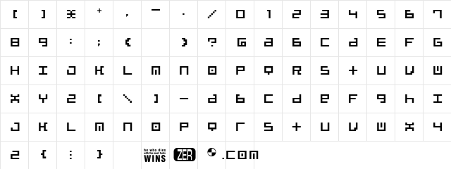 Beatbox Regular  glyph index