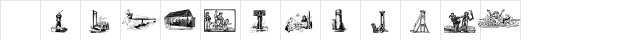 crime and punishment Regular  glyph index